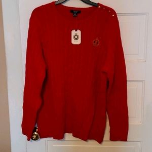 NWT Chaps sweater